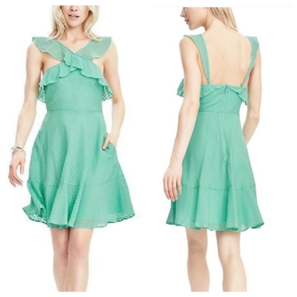 Nwt Banana Republic 12 Mint Cross Front Dress